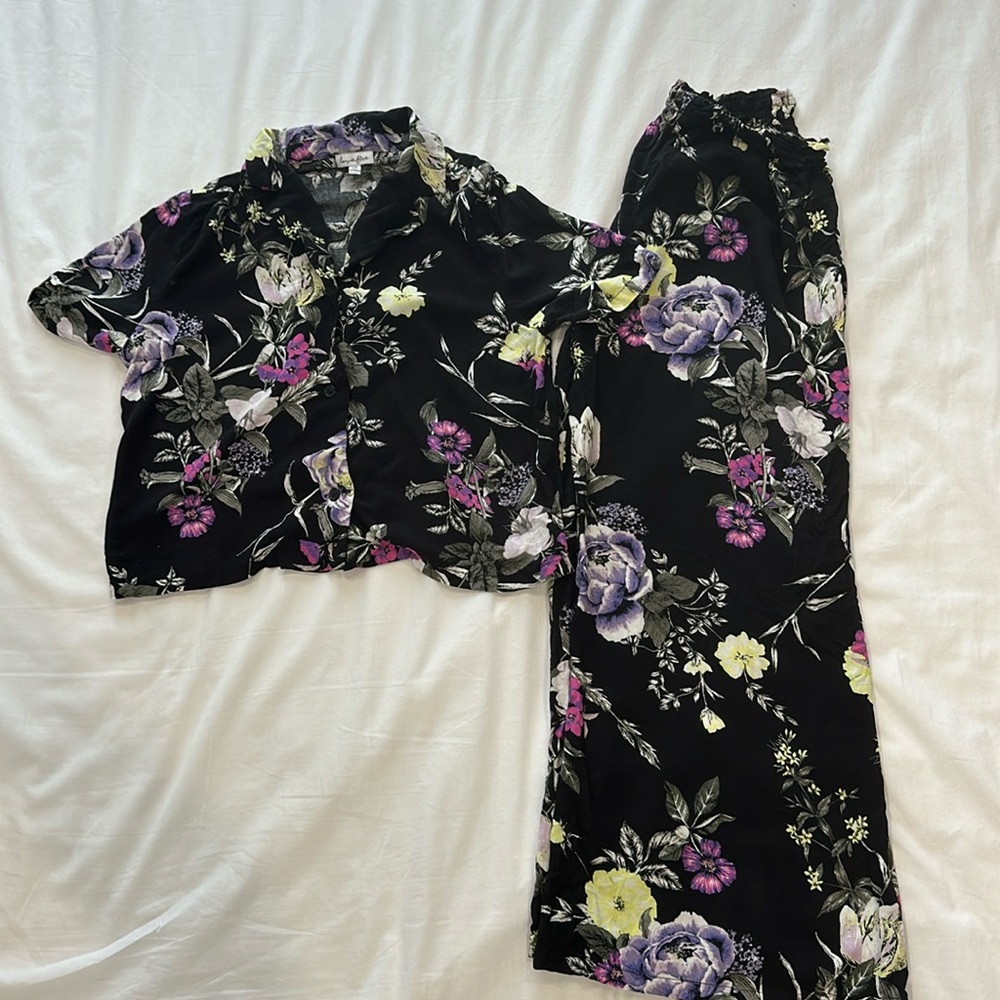 Kids Camp Shirt & Palazzo Pants Set Size L